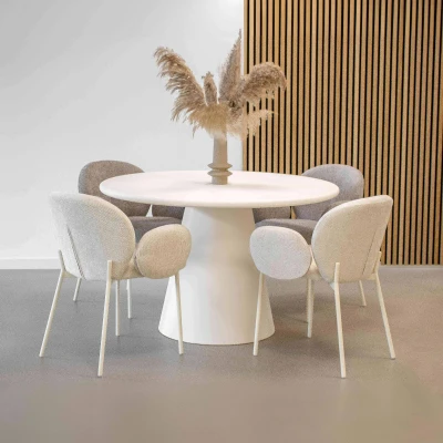 Afbeelding van Kick eetkamerstoel Connor beige