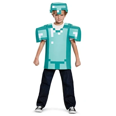 Afbeelding van Vegaoo Minecraft pantser kostuum voor kinderen