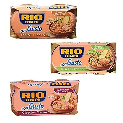Afbeelding van Rio Mare tonno e fagioli tonijngerechten, 2 x 160 g, 12 stuks