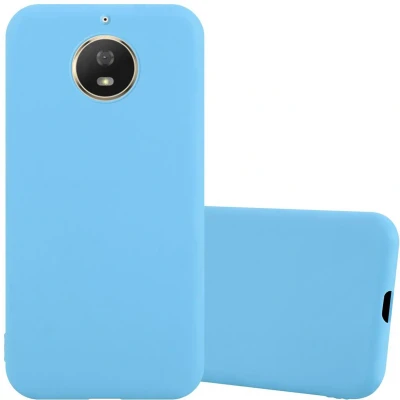 Afbeelding van Cadorabo Hoesje geschikt voor Motorola MOTO G5S in CANDY BLAUW Beschermhoes gemaakt van flexibel TPU silicone Case Cover