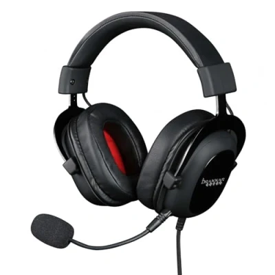 Afbeelding van Drakkar pc pro gaming headset Bodhran afneembare micfroon in line afstandsbediening USB + jack plug &amp; play 7.1 surround