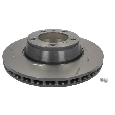 Afbeelding van BREMBO 09.C878.21 Remschijf 330 28 5 interne ventilatie, Gekerft Gecoat High carbon Met schroeven PORSCHE: Panamera