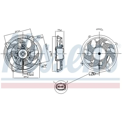 Afbeelding van Nissens Ventilatorwiel motorkoeling 85909