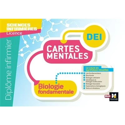 Image de Diplôme Infirmier DEI Cartes mentales Biologie fondamentale