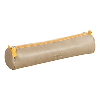 Afbeelding van Rhodia Rhodiarama Pennen Etui Rond Taupe
