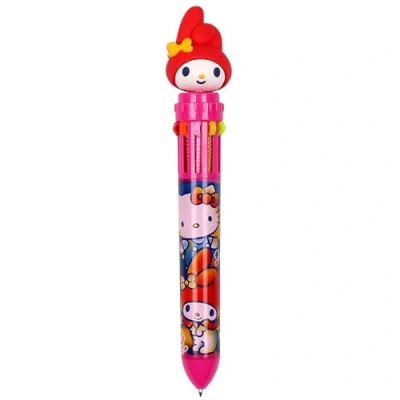 Afbeelding van Hello Kitty My Melody Meerkleurige pen 10in1, automatisch, kleur, school 0,5 mm