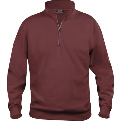 Afbeelding van Clique Basic Half Zip 021033 Bordeaux XL