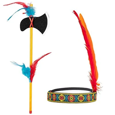 Afbeelding van Boland Set Cheyenne Kinderen en volwassenen Unisex Indiaan Cowboy