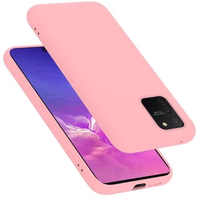 Afbeelding van Cadorabo Hoesje geschikt voor Samsung Galaxy A91 / S10 LITE M80s in LIQUID ROZE Beschermhoes gemaakt van flexibel TPU silicone Case Cover