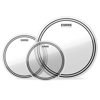 Afbeelding van Evans velSet EC2 SST, clear, Fusion, ETP EC2SCLR F Drumvellen set