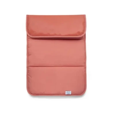 Afbeelding van KipKep Napper Verschoningsmatje Sienna verschoonmatje rPET wasbaar gecoat terracotta roze rood