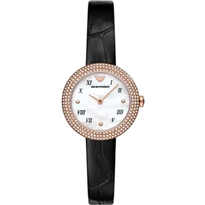 Afbeelding van Montre Emporio Armani Rosa Pour Femmes Noir AR11356