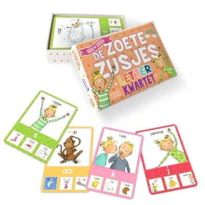 Afbeelding van De zoete zusjes letterkwarter
