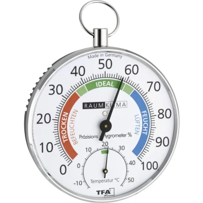Afbeelding van TFA Dostmann 45.2027 Thermo en hygrometer Zilver