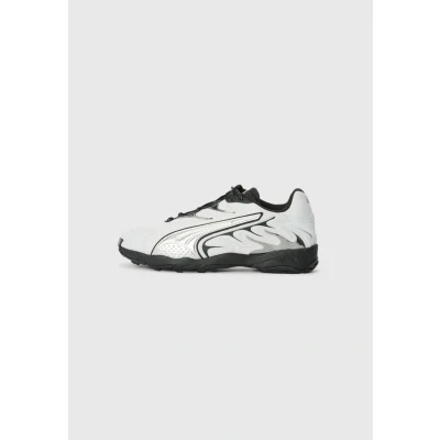 Afbeelding van Puma Inhale Smile Unisex Sneakers laag silvercoloured/black, Maat: 37, Silver coloured/black Imitatieleer/ textiel