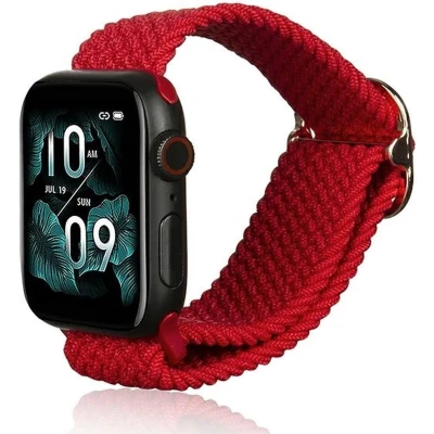 Afbeelding van Beline Apple Watch Textiel band 38/40/41mm rood/ed