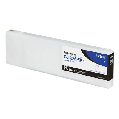 Image de Epson SJIC26P(K) 295.2 ml noir original cartouche d&#039;encre pour ColorWorks TM C7500