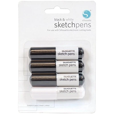 Afbeelding van Silhouette America SILH Pen BLK Zwart, Wit 4stuk(s) Multi kleuren