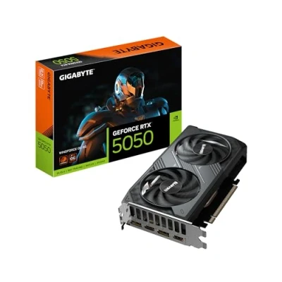 Afbeelding van GIGABYTE GeForce RTX 5050 WINDFORCE OC 8G NVIDIA 8 GB GDDR6