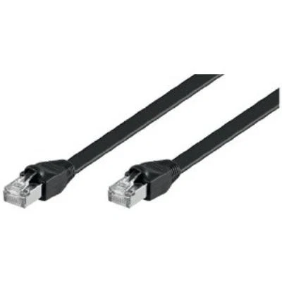 Image de goobay Câble réseau RJ 45 (M) pour 7.5 m UTP CAT 6 moulé, sans crochet noir