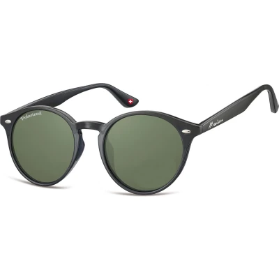 Afbeelding van Zonnebril Montana zwart G15 groen met polarized glas