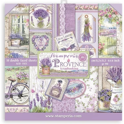 Afbeelding van Stamperia Mini scrapbooking blok Provence
