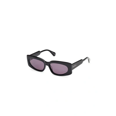 Afbeelding van MAX&amp;Co. Zonnebril, Heren, Maat: One Size, Glossy black smoke gray