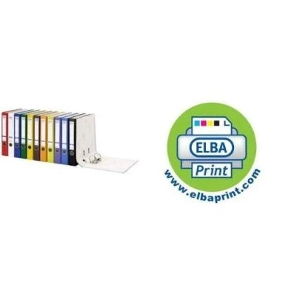 Image de elba classeur rado basic top, largeur du dos: 50 mm, bleu format a4, reliure extérieure pp intérieure papier, porte éti