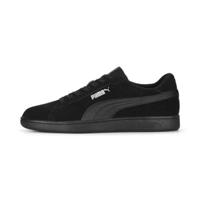 Afbeelding van Puma Smash 3.0 Unisex Sneakers laag, Maat: 36, black silver Leer