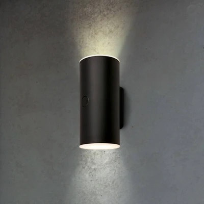 Afbeelding van Briloner Lampe d&#039;extérieur Lima Aanraken dimbaar in stappen Opladen via USB oplaadbare batterij spatwater bescherming 15,5 x 7 8 cm Zwart
