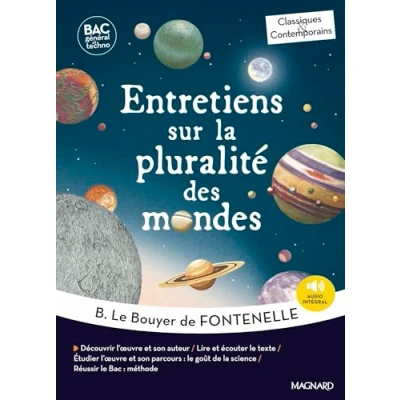 Afbeelding van ENTRETIENS SUR LA PLURALITE DES MONDES BAC FRANCAIS 1RE 2026
