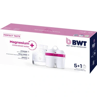 Afbeelding van BWT Gourmet Edition Mg2+ (longlife), 5 + 1 Pack 0814135 Filter Wit