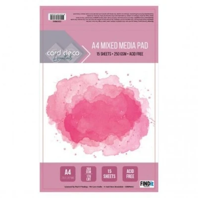 Afbeelding van Card Deco Essentials Mixed Media Pad (A4)