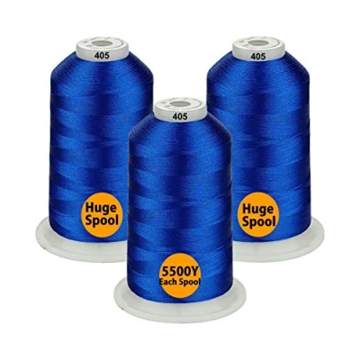 Afbeelding van Simthread 5000 m 5500Y 3 multifunctionele borduurmachine polyester spoel