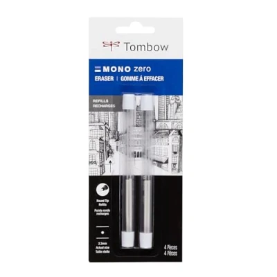 Afbeelding van Tombow 57316 MONO Zero ronde gumvullingen, precisiepunt ZER, 2,3 mm