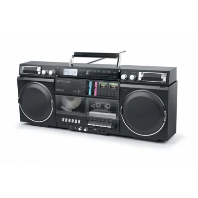 Image de Radio cassette cd avec bluetooth noir Muse M 380GB