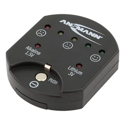 Image de Testeur de pile bouton ANSMANN alcaline lithium