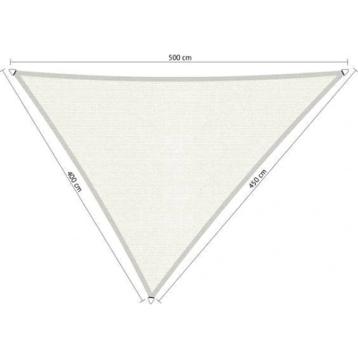 Afbeelding van Shadow Comfort® Ongelijkzijdige Schaduwdoek UV Bestendig Zonnedoek 400 x 450 500 CM Arctic White