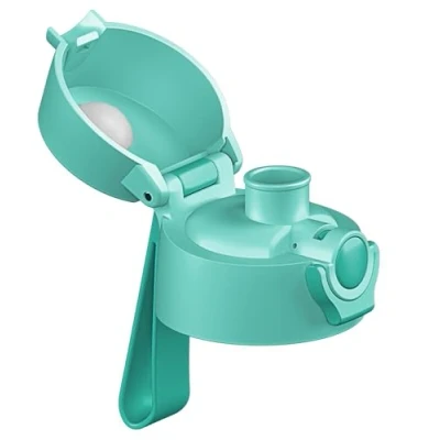 Afbeelding van Jarlson® Vervangend deksel voor Charli en Mali drinkfles, bruikbaar 350 ml 500 flessen, reserveonderdelen, (schenktuit) turquoise