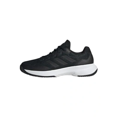 Afbeelding van adidas Performance Gamecourt 2.0 Tennis Tennisschoenen voor kleibanen, Heren, Maat: 50 2/3, Black/grey Textiel/ synthetisch