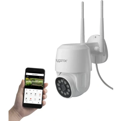 Afbeelding van Sygonix PTZ WLAN SY 4760960 IP Bewakingscamera LAN, WiFi 1920 x 1080 Pixel