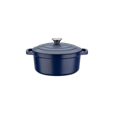 Afbeelding van GSW Blue Magic Soeppan Ø 24 cm Gietijzer Blauw Alle warmtebronnen inclusief inductie