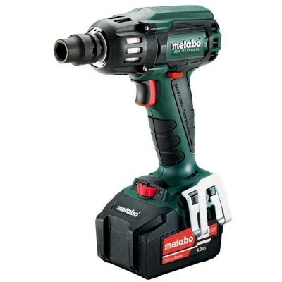 Afbeelding van Metabo SSW 18 LTX 400 BL 602205500 Accu slagmoersleutel V 4 Ah Li ion Incl. 2 accus, accessoires
