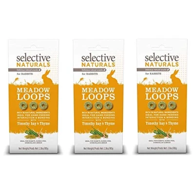 Afbeelding van Supreme Selective Naturals Meadow Loops Knaagdiersnack 80 g