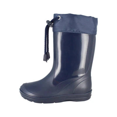 Afbeelding van Beck Allrounder Regenlaarzen voor kinderen, Maat: 27, Dunkelblau Kunststof/ textiel