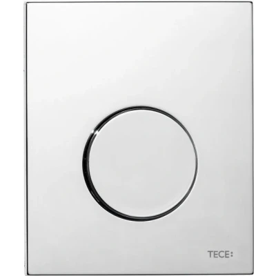 Afbeelding van Tece loop urinoir bedieningsplaat kunststof glans chroom Duurzaam materiaal