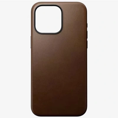 Afbeelding van Nomad Modern Leather Case Magsafe iPhone 15 Pro Max bruin NM01619185