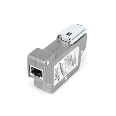 Image de DIGITUS DN 95421 Protection contre les surtensions PoE (montable sur rail DIN) connecteurs de sortie : 1 gris