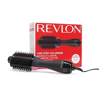 Image de Revlon Salon Sèche cheveux One Step et Volumiseur (One Step, TECHNOLOGIE IONE CÉRAMIQUE, moyens à longs) RVDR5222UK Système de prise britannique