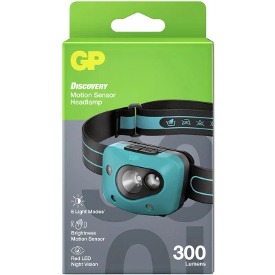 Afbeelding van GP Discovery GPDISHLCH44BL058 Hoofdlamp LED werkt op batterijen 300 lm 36 h
